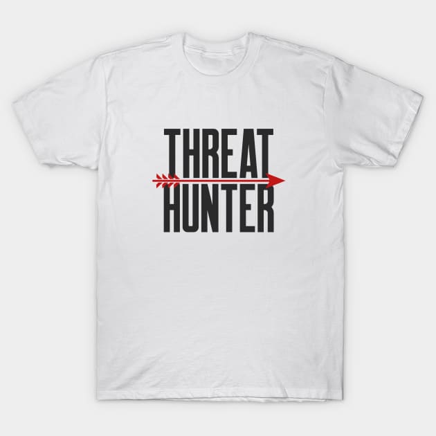 Cybersecurity Threat Hunter Red Arrow T-Shirt by FSEstyle